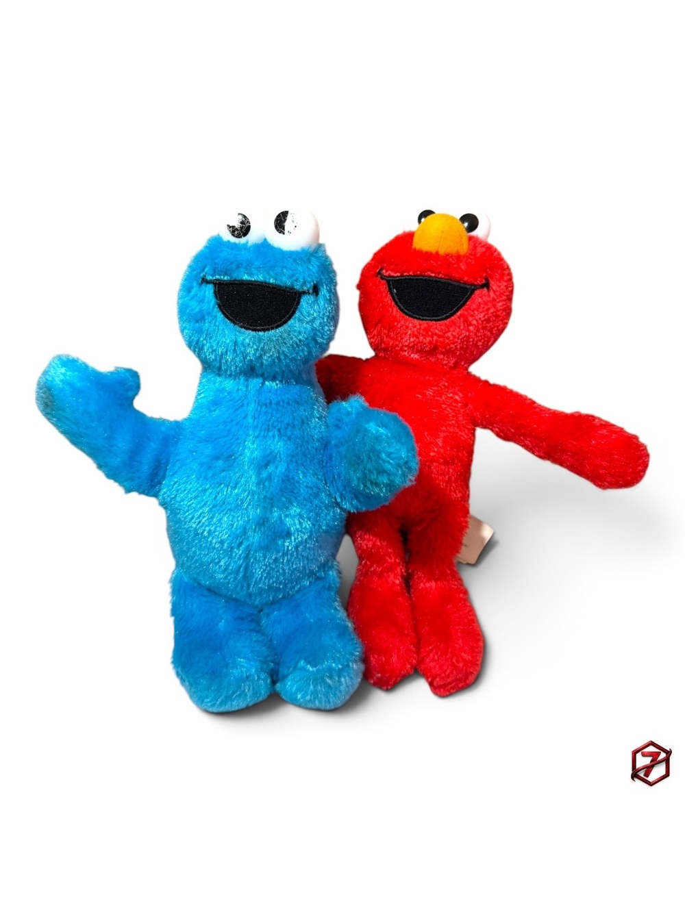 2023 Sesame Street Elmo & Cookie Monster Just Play Plush Bundle